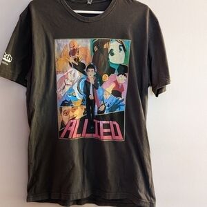 Twitch Tv Shirt Allied Gray Medium